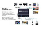 Tarjeta de Captura de Audio y Video Portátil 4K USB 3.0 1080P 60fps PC Streaming PS