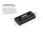 Capturador de Audio y Video HDMI USB 3.0 2.0 4K PC PS 1080P