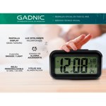 Reloj Despertador Digital Gadnic Alarma Snooze Fecha Hora Temp