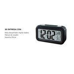 Reloj Despertador Digital Gadnic Alarma Snooze Fecha Hora Temp