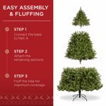 Árbol de Navidad Best Choice Products Douglas Full Fir, 7.5 pies