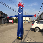 Tubo inflable Man HI SUYI de 20 pies con brazo ondulado para negocios