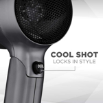 Conair 1875 Watt Compact Dual Voltage Travel Secador de Pelo con Asa Plegable