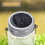Luces solares colgantes GIGALUMI para tarro de cristal, paquete de 6 unidades, 30 LED