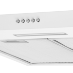 Extractor purificador de cocina 3V Luz Led 120W doble filtro aluminio apto con y sin salida