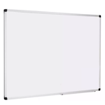 Pizarra Blanca Magnetica 80x120 CM Shoppy Premium Con Ganchos Para Colgar