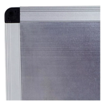 Pizarra Blanca Magnetica 80x120 CM Shoppy Premium Con Ganchos Para Colgar