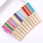 Abanico Plegable Decorativo Color Caramelo Black