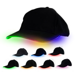 Gorra Luminosa de Cotillón Gadnic COTI07 Luces de Colores