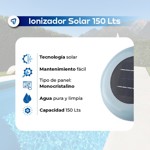 Ionizador Solar Waggs 150.000L Sustentable Anti Sarro y Bacterias Pileta Piscinas