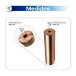 Repuesto de Ionizador Solar Anodo de Cobre 10cm Alta Pureza