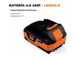 Bateria Lusqtoff Ion De Litio Tension 18v De 4 Ah Amperaje