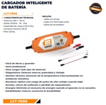 Cargador Bateria Inteligente Auto Moto 12v Lusqtoff Lct7000