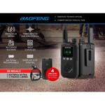 Handy Baofeng BF-T17 Kit x2 16CH UHF Display LCD + 4 Baterías y 2 Manos Libres