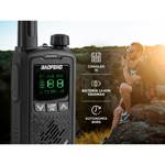 Handy Baofeng BF-T17 Kit x2 16CH UHF Display LCD + 4 Baterías y 2 Manos Libres