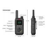 Handy Baofeng BF-T17 Kit x2 16CH UHF Display LCD + 4 Baterías y 2 Manos Libres