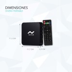 Convertidor Smart Tv Box 1gb Ram 4k Android IOS Netflix Series + Control