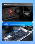Convertidor de TV para coche OTTOCAST Car TV Mate HDMI a puerto USB