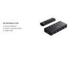 Switch HDMI Ugreen 5 Puertos Con Control Remoto