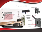 Soporte Tv Led Lcd Smart - Doble Brazo Móvil 17 a 55 Pulgadas (Reforzado) - ST2 - SKYWAY