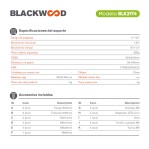 Soporte Tv 14 26 32 40 42 43 49 50 55 Brazo Movil Blackwood BLK21T4