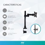 Soporte Tv / Monitor de Mesa Nictom SM02 19" a 27" Giro 360°
