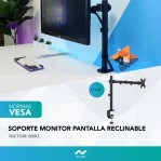 Soporte Tv/Monitor de Mesa Nictom SM03 13" A 27" Articulado