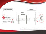 Soporte Tv Led Fijo Inclinación 37 40 42 43 49 50 55 60 75