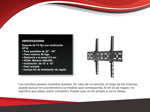 Soporte Tv Led Fijo Con Inclinación 32 40 42 43 49 50 55