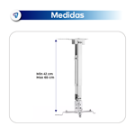 Soporte Extensible Ajustable Para Proyector de Techo Waggs