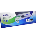Soporte base elevador de monitor de vidrio templado para escritorio NISUTA - NSSOTVME