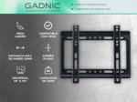 Soporte para Televisores de Pared Negro Gadnic de 14 a 55