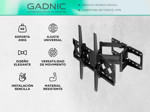 Soporte para TV Gadnic entre 32 a 85