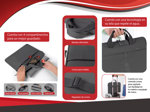 Funda Maletin Para Notebook 15.6 Pulgadas Con Manija - Negro