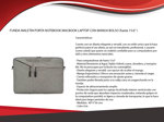 Funda Maletin Para Notebook 15.6 Pulgadas Con Manija - Gris