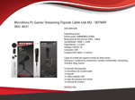 Microfono Pc Gamer Streaming Tripode Cable Usb M2 - SKYWAY
