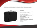 Funda Maletin Para Notebook 13 Pulgadas Con Manija - Negro