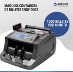 Maquina Contadora De Billetes Suono SNOF-0002 Portátil