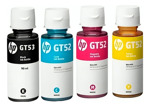 Combo de Botellas de Tinta HP GT53 GT52 Pack 4 Colores CMYK