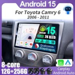 Estéreo Android 15 para Toyota Camry 2006-2011 con Carplay y GPS 8G-128G 1080P CAM