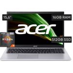 Notebook Acer Aspire 3 15.6" Amd Ryzen 7 5700U 16Gb Ram 512Gb SSD Windows 11 Home 