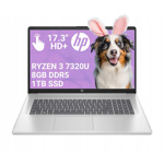 Hp 17 Notebook TOUCH Amd Ryzen 3 7320u  1TB SSD 8gb Ram Win
