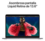 Macbook Air 13 M3 8cpu, 8gpu,16gb, 256gb - Gris Espacial