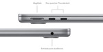 Macbook Air 13 M3 8cpu, 8gpu,16gb, 256gb - Gris Espacial