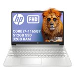 Notebook Hp Core I7 1165G7 512gb Ssd 32gb Ram Fhd Iris Xe Dw71 Win11