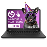 Notebook Hp 15 Core I3 256gb Ssd + 16gb Ram Fhd Touch Negro