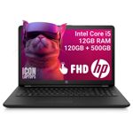 Notebook Hp Core I5 7200u 12gb 120 Ssd + Hdd Fhd Touch Negro
