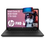 Notebook Hp Core I5 7200u 8gb Ram 1tb Hdd Fhd Touch Negro