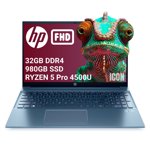 HP Pavilion 15-EH0050 AMD Ryzen 5 1TB SSD 32GB Notebook Gamer FHD