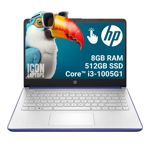 HP 14 Intel Core i3 1005G1 8gb RAM 512gb SSD TOUCH Windows Notebook Blue